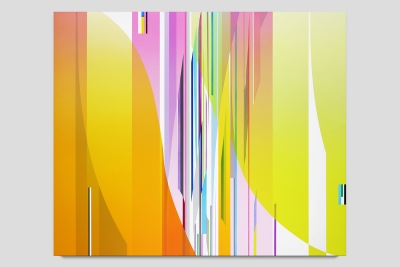 Slide 2, 2024 acrylic on canvas 60 x 72 inches