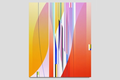 Slide 4, 2024 acrylic on canvas 48 x 40 inches